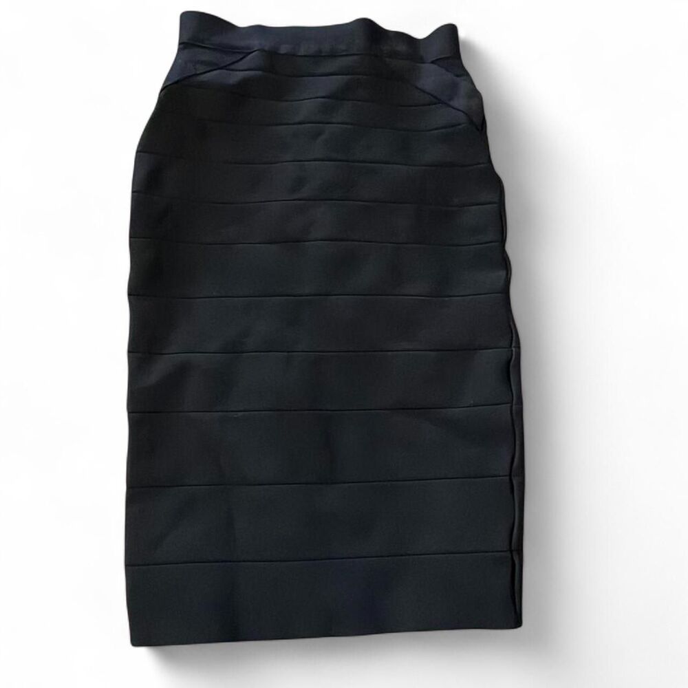 Y2K black Bebe women’s  bandage skirt